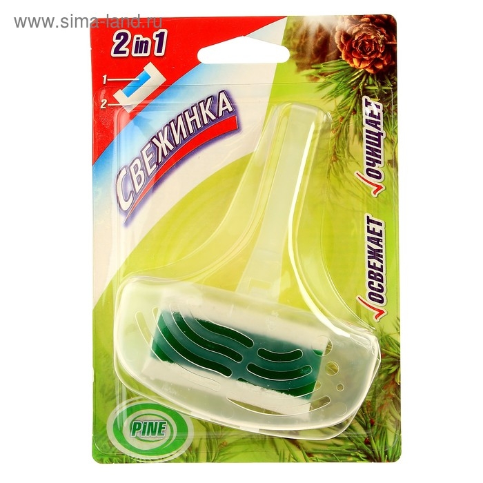 Подвесной очиститель для унитаза, Свежинка  Подвесной очиститель для унитаза, Свежинка "Сосна", 40 гр