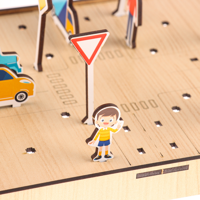 Головоломка «Дорожные знаки. Изучаем ПДД» Головоломка «Дорожные знаки. Изучаем ПДД»