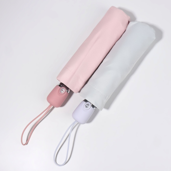 Зонт автоматический «Однотонный», 3 сложения, 8 спиц, R = 48/55 см, D = 110 см, цвет МИКС Зонт автоматический «Однотонный», 3 сложения, 8 спиц, R = 48/55 см, D = 110 см, цвет МИКС