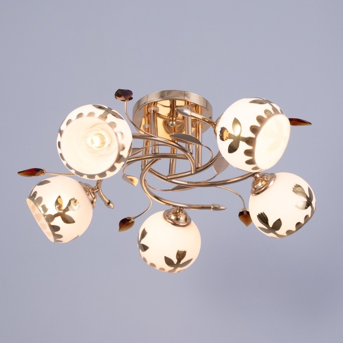 Люстра Люстра "Адель" 5х40Вт Е27 Золото МОДЕЛЬ: 2612361