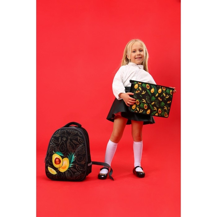 Рюкзак каркасный школьный Calligrata Avocado style, 39 х 30 х 14 см Рюкзак каркасный школьный Calligrata Avocado style, 39 х 30 х 14 см