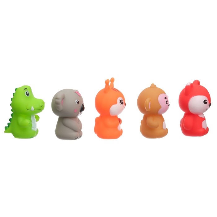 Пальчиковый театр «Веселые зверята», для ванны