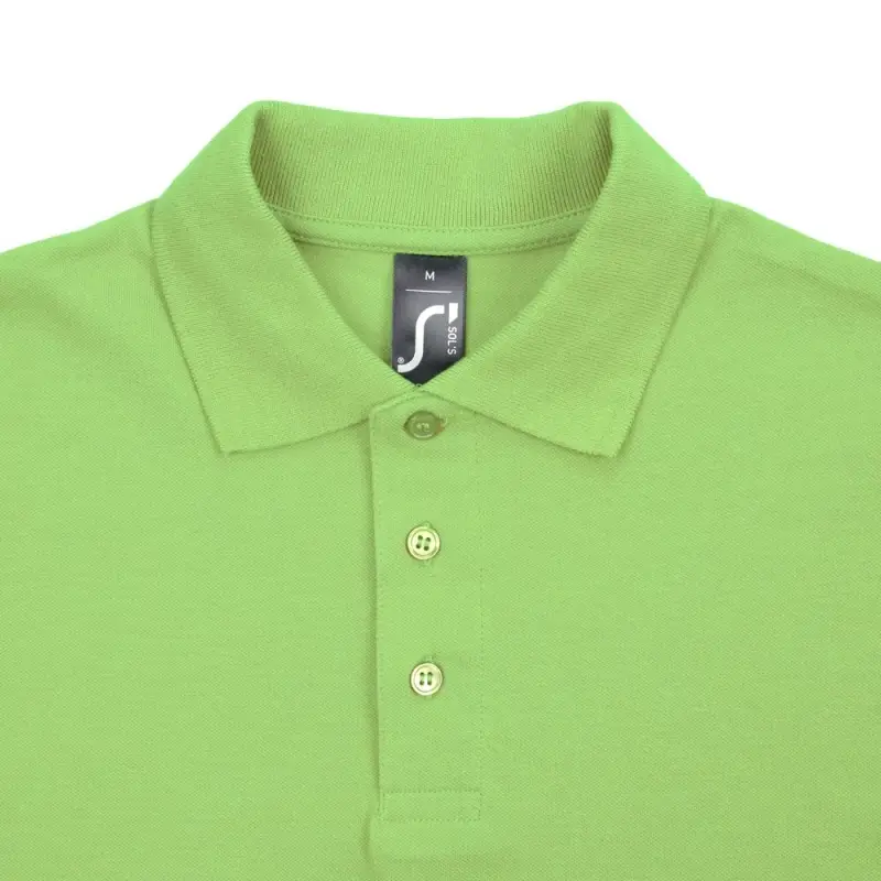 Рубашка поло мужская Spring 210 зеленое яблоко, размер S