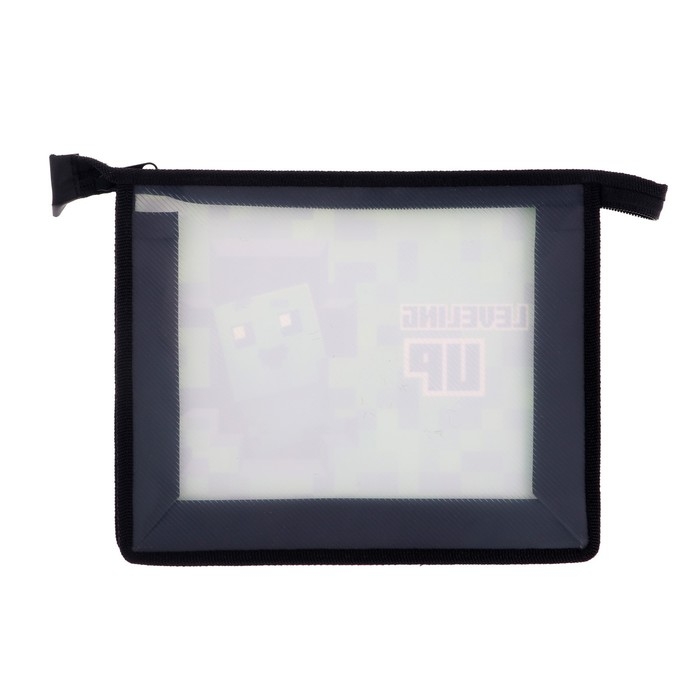 Папка для тетрадей А5, 190 х 230 х 50 мм, молния сверху, пластиковая, Calligrata Папка для тетрадей А5, 190 х 230 х 50 мм, молния сверху, пластиковая, Calligrata "Пиксели"