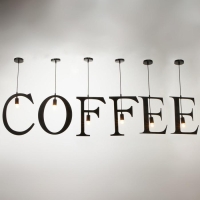 Светильник BayerLux Подвес "COFFEE" 5х40Вт E27 черный