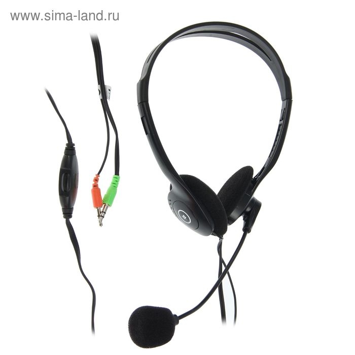 Наушники Defender Aura 102, компьютерные, микрофон, 85 дБ, 32 Ом, 3.5 мм, 1.8 м, чёрные Наушники Defender Aura 102, компьютерные, микрофон, 85 дБ, 32 Ом, 3.5 мм, 1.8 м, чёрные