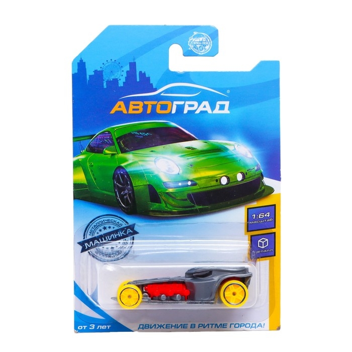 Машина металлическая, масштаб 1:64, цвет МИКС, на блистере Машина металлическая, масштаб 1:64, цвет МИКС, на блистере