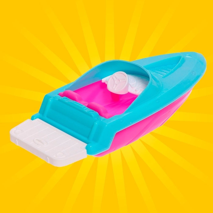 Кукла малышка «Кэтти» с катером и аксессуарами, цвета МИКС Кукла малышка «Кэтти» с катером и аксессуарами, цвета МИКС