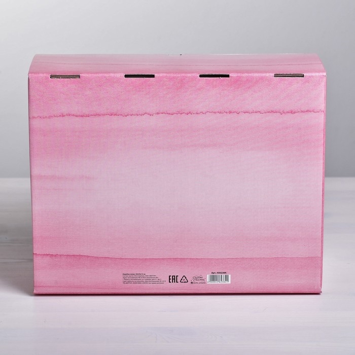 Коробка‒пенал, упаковка подарочная, «С 8 Марта!», 30 х 23 х 12 см Коробка‒пенал, упаковка подарочная, «С 8 Марта!», 30 х 23 х 12 см