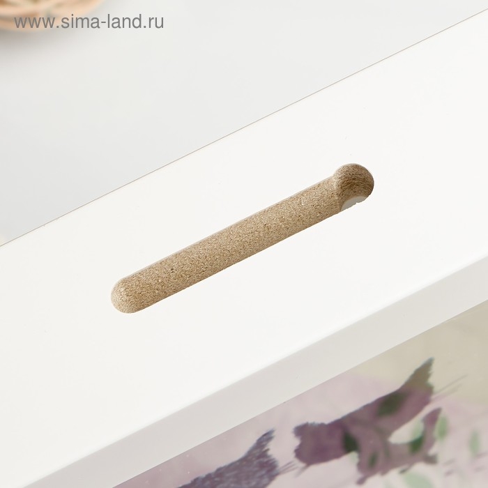 Копилка интерьерная пластик "Кошки и следы" 17х12х3,8 см