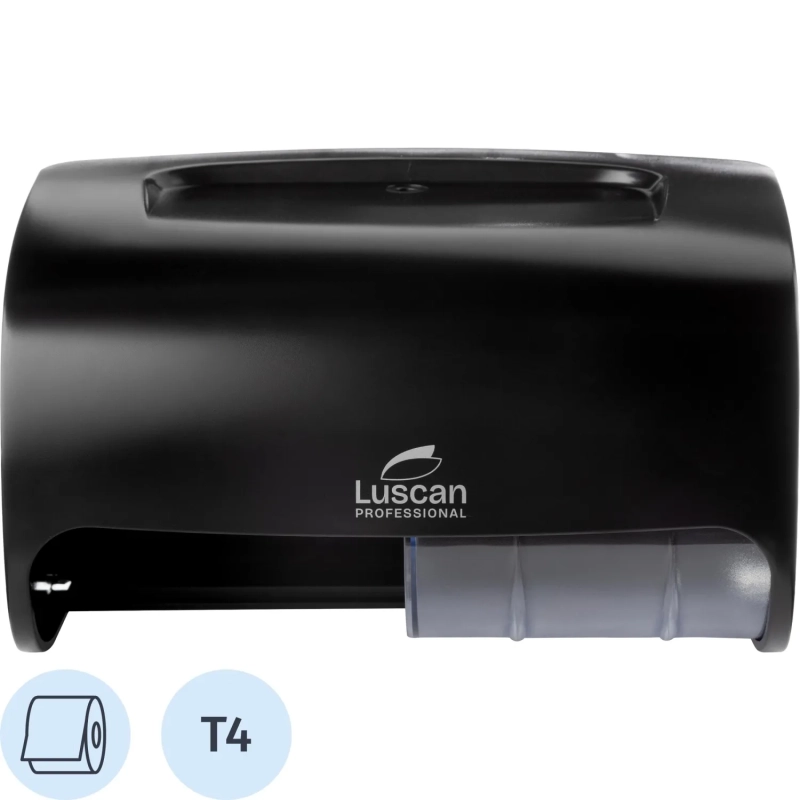 Диспенсер для туалетной бумаги рул Luscan Prof Etalon Doublemini чер 151067