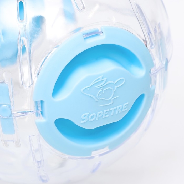 Шар для грызунов с подсветкой Шар для грызунов с подсветкой "Пижон", 14 см, синий