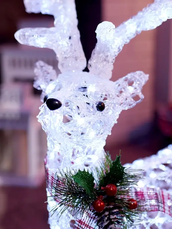 Фигура светодиодная «Олень», 70 см, 100LED, 220V, БЕЛЫЙ Фигура светодиодная «Олень», 70 см, 100LED, 220V, БЕЛЫЙ