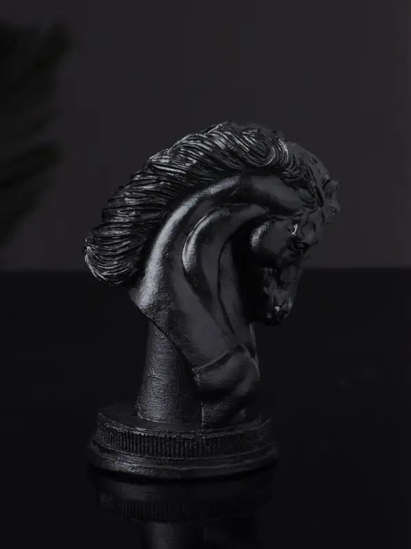 Фигура Фигура "Конь" 9х6 см, черный