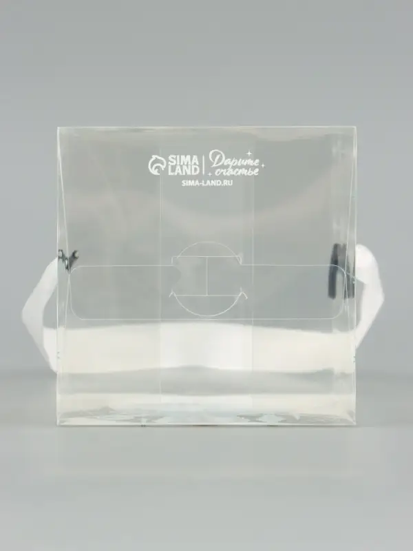 Коробка подарочная, складная из PVC &laquo;Золотой Новый год&raquo;, 10&times;10&times;10 см