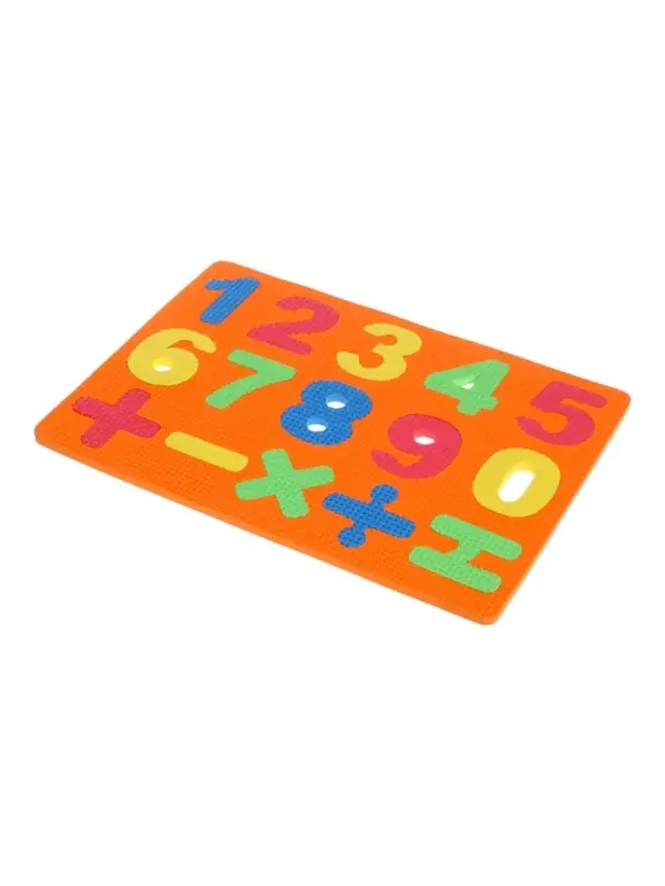 Коврик-пазл &laquo;Яркие цифры&raquo;, цвета МИКС