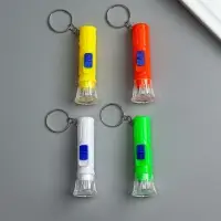 Фонарик брелок для ключей на кольце &laquo;Темминка&raquo;, 1 LED, 2&times;6.5 см, МИКС