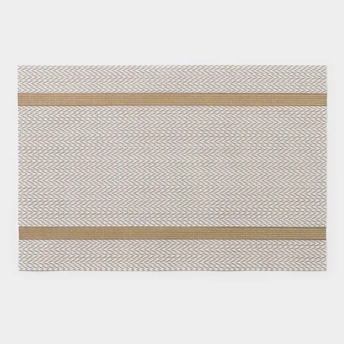 Салфетки сервировочные на стол Доляна &laquo;Рона&raquo;, 4 шт., 45&times;30 см, бежевые