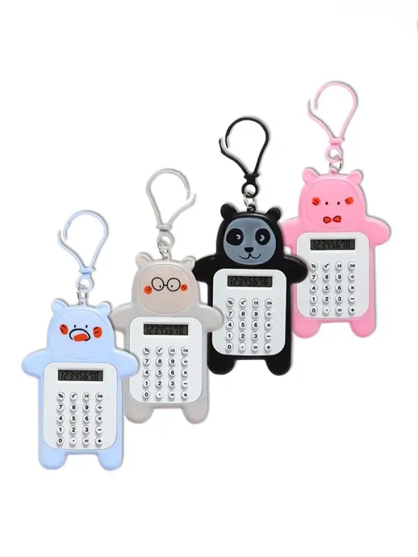 Калькулятор настольный 8-разрядный &laquo;Мишка&raquo;, МИКС