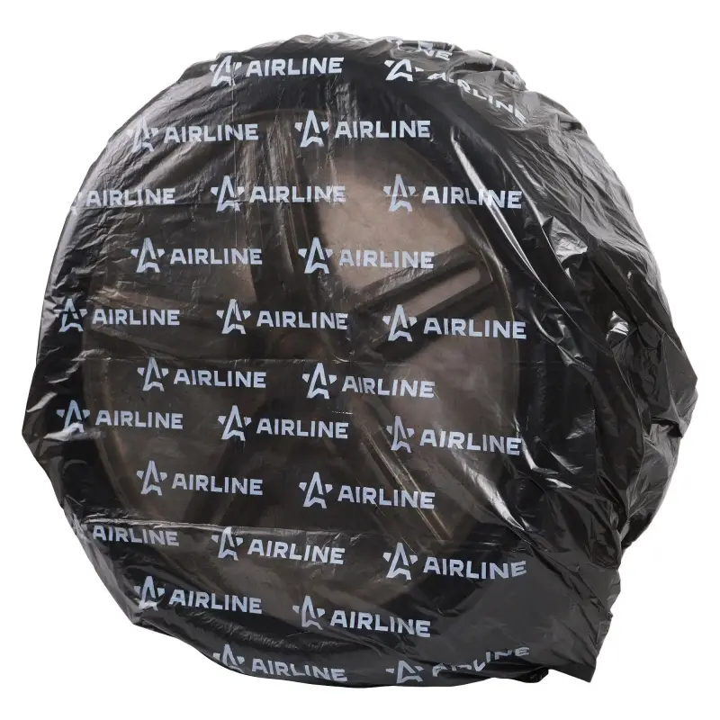 Пакеты для колес R12-22 PRO, 20 шт в рулоне, 115x115 см, ПНД повыш.прочн. 25 мкм, черн.