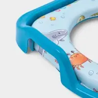 Сиденье для унитаза детское с ручками "Морская жизнь" Сиденье для унитаза детское с ручками "Морская жизнь"