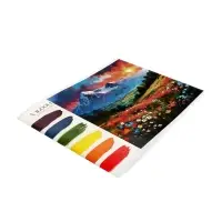 Альбом для рисования Calligrata А4, 40 листов, на скрепке, обложка из мелованного картона, МИКС