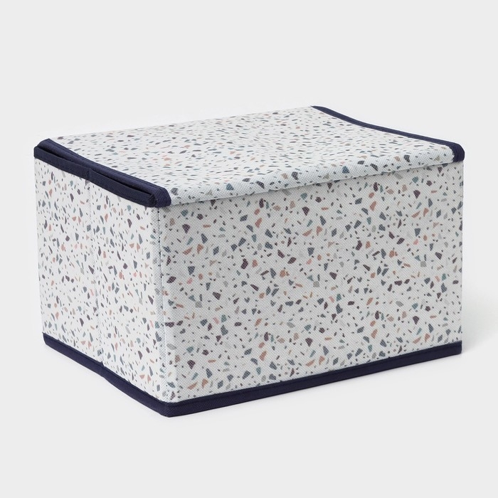 Короб для хранения Доляна «Мармелад», 26×20×16 см, цвет белый Короб для хранения Доляна «Мармелад», 26×20×16 см, цвет белый