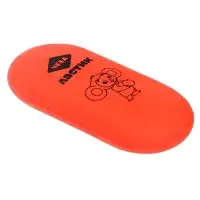 Ластик Мульти-Пульти &laquo;Чебурашка&raquo;, овальный, термопластичная резина, 60&times;28&times;12 мм