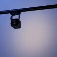 Трековый светильник Luazon Lighting под лампу Gu10, квадратный, чёрный