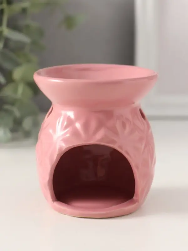 Аромалампа для эфирных масел &laquo;Рисунок из треугольников&raquo;, керамика, 7.5&times;6.5&times;6.5 см, МИКС