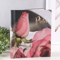 Фотоальбом 10 магнитных листов "Роза" 23X28см, пер-т внутр.спираль Фотоальбом 10 магнитных листов "Роза" 23X28см, пер-т внутр.спираль