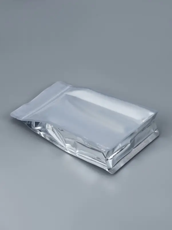 Пакет дой пак с окном, металлизированный, с дном, 14&times;24 см, 200 мкм