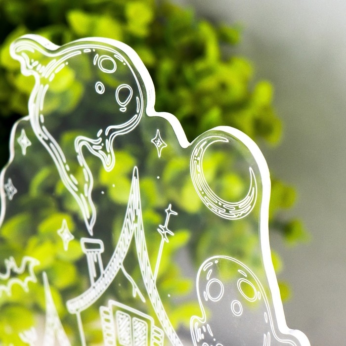 Светильник Светильник "Призраки" LED белый 11х9,5х15 см RISALUX