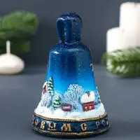 Свеча фигурная "Колокольчик Рождественский" 6,5х6,5х10 см