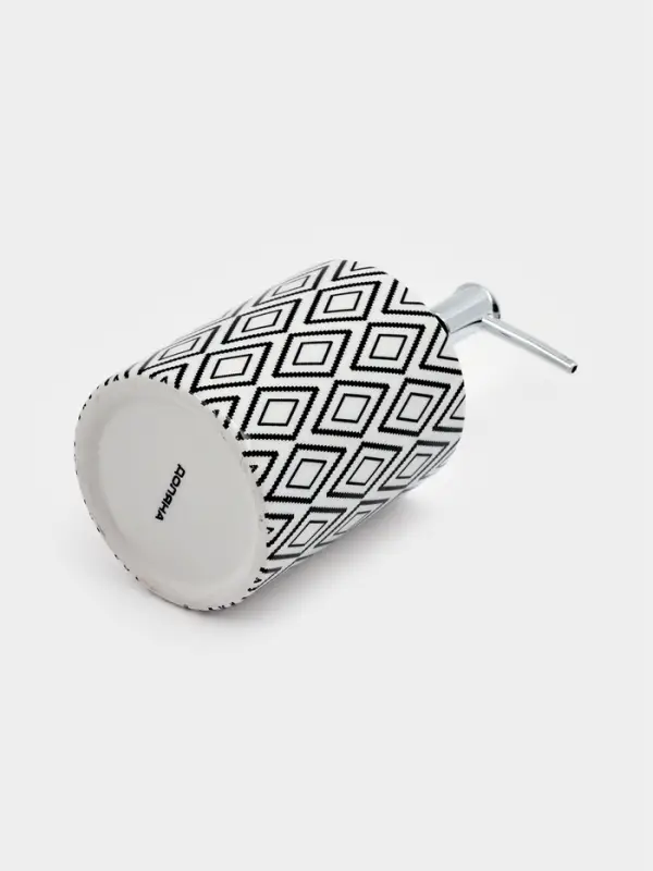 Дозатор для мыла Доляна &laquo;Марокко&raquo;, 380 мл, белый