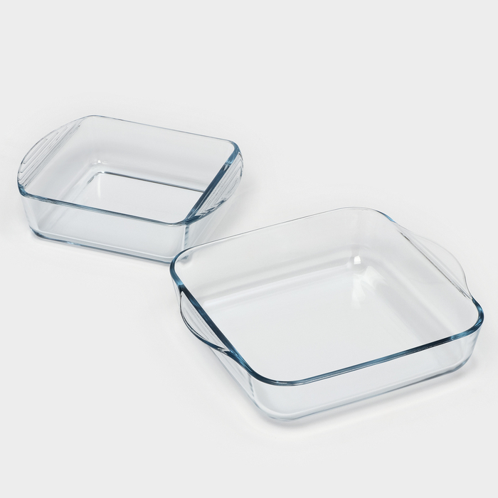 Набор форм для запекания Borcam, 2 предмета: 1,95 л, 1,04 л Набор форм для запекания Borcam, 2 предмета: 1,95 л, 1,04 л