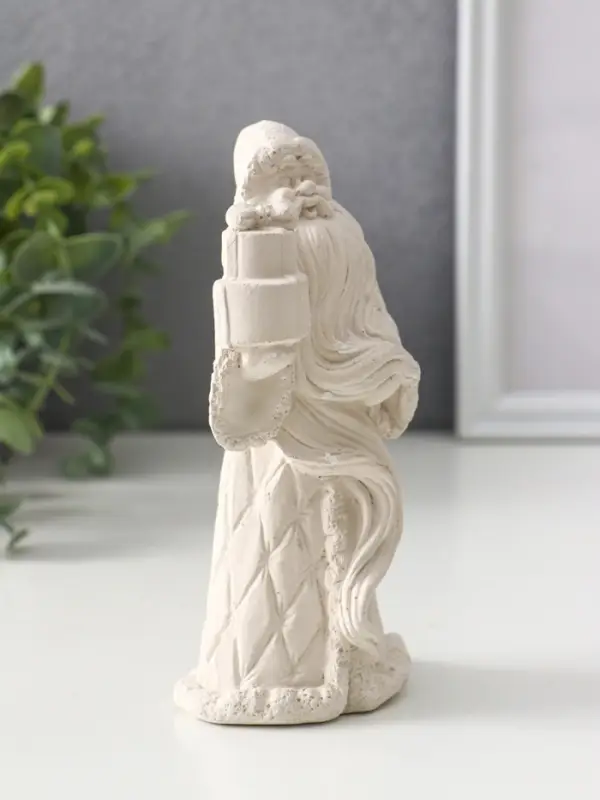 Фигура «Дед мороз» 15×8×5.5 см, натуральный