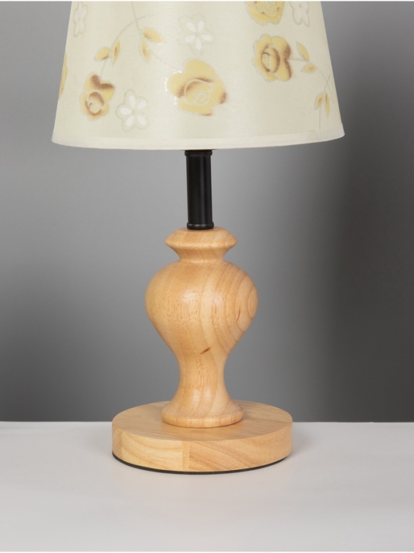 Лампа настольная BayerLux ЭКО "Сол" 1х40Вт Е27 светло-коричневый 20х20х45см