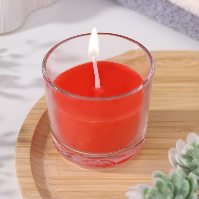 Свеча ароматическая в стакане АЛАНИЯ Свеча ароматическая в стакане АЛАНИЯ "Цветущий сад", 5,5 см