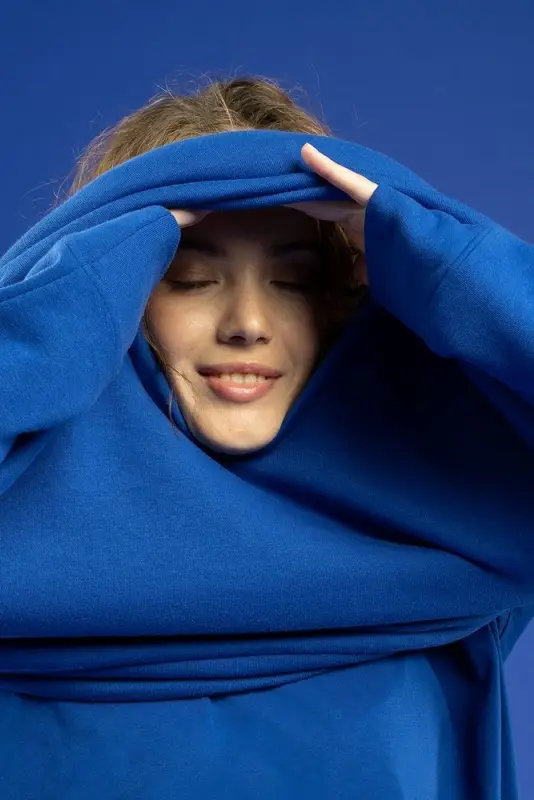 Свитшот унисекс S1, синий, размер XS/S Свитшот унисекс S1, синий, размер XS/S