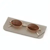 Футляр для очков, без застёжки, 17.5&times;0.3&times;7.5 см, серый