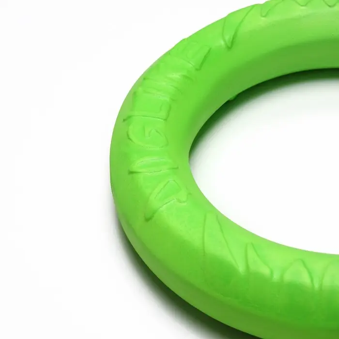 Кольцо &laquo;ДогЛайк&raquo; d=2611, 8-мигранное, большое, d=30.5 см, зелёное