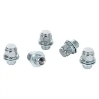 Гайка колесная M12x1,25x37, несъемная шайба, ключ 21, закрытая, хром для а/м Nissan/Infiniti