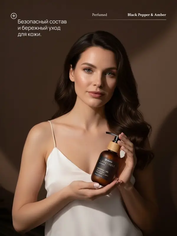 Гель для душа парфюмированный, аромат Black pepper, 120 мл, laPOETIQUE