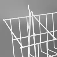 Стойка прикассовая 88.5&times;24&times;56 см, размер ячейки 12.5&times;12&times;13 см, белая