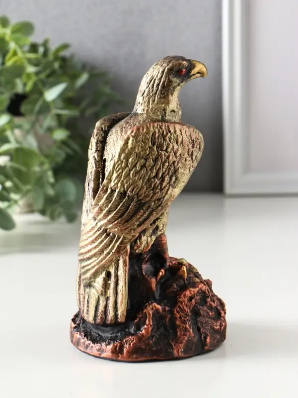 Копилка "Орёл" 17,5х10х10 см, чёрный