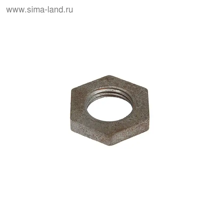 Контргайка стальная, 1/2", DN 15, PN 16, L=9 мм