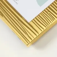 Фоторамка металл на 1 фото 10х15 см "Зебра" золото гальваника 1,7х14,2х19,3 см Фоторамка металл на 1 фото 10х15 см "Зебра" золото гальваника 1,7х14,2х19,3 см