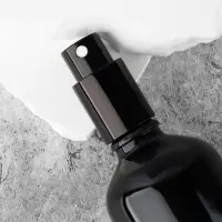 Флакон для парфюма, стеклянная, с распылителем Black, 100 мл, чёрный