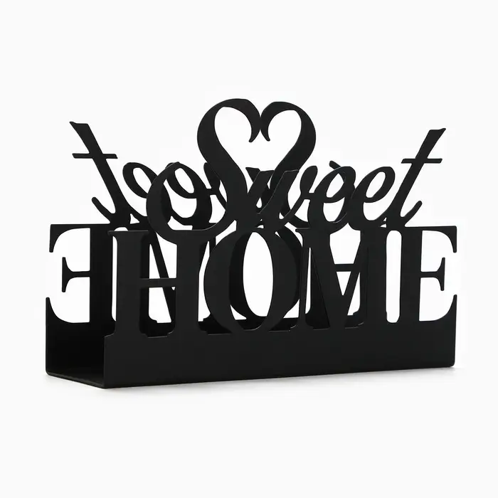 Салфетница Sweet home, металлическая, 14&times;9 см